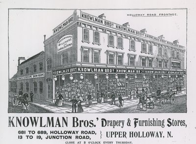 Advertisement for Knowlman Bros by English School