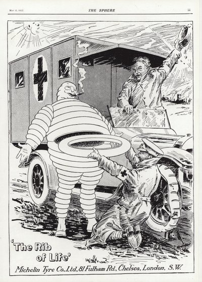 Advertisement for Michelin Tyres by English School