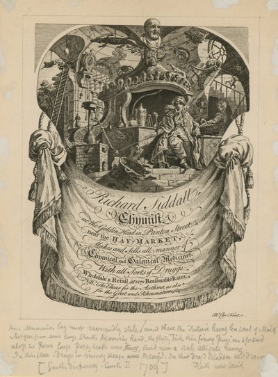Advertisement for Richard Siddall by English School