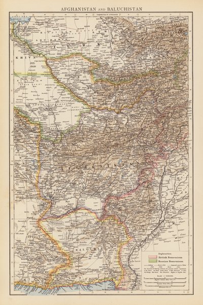 Afghanistan and Baluchistan by English School
