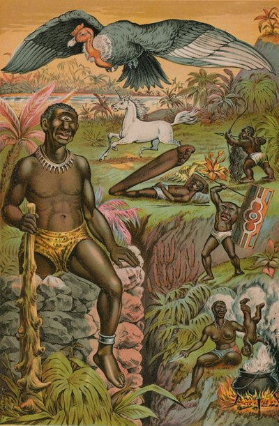 African superstitions illustrated by English School