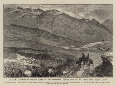 Agrarian Agitation in Ireland, Scene of the Attempted Assassination of Mr Smith, Lord Sligo