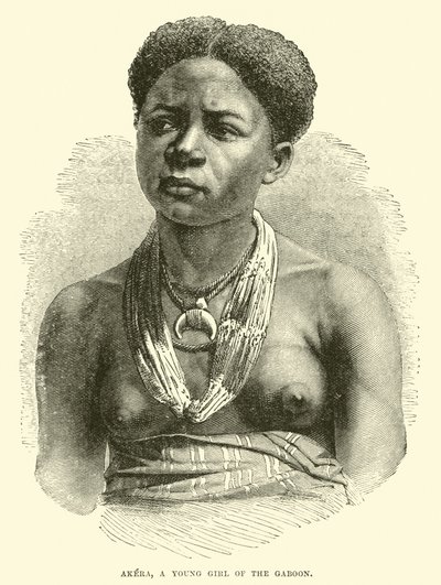 Akera, a young girl of the Gaboon by English School