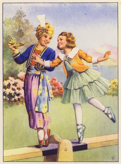 Aladdin and Margery Daw by English School