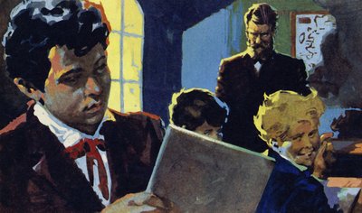 Alexander was taught by his stern grandfather and became interested in speech by English School
