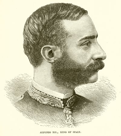 Alfonso XII, King of Spain by English School