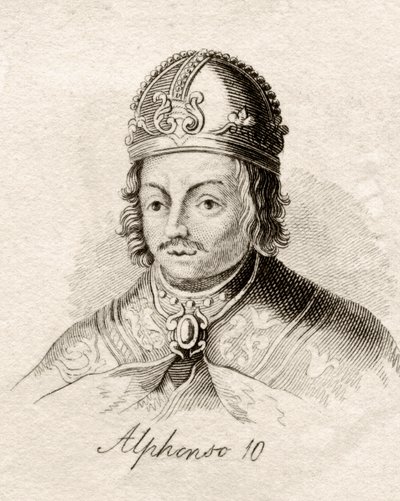 Alfonso X of Castile, from 