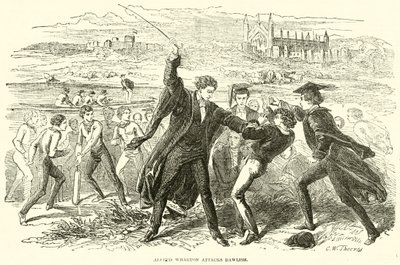 Alfred Wharton attacks Dawlish by English School