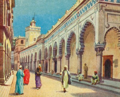 Algiers, The Grand Mosque by English School