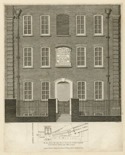 Alms Houses, Bishopsgate by English School