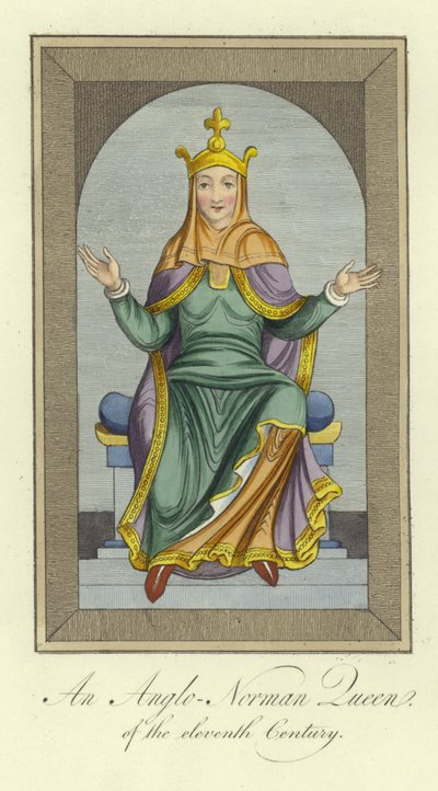 An Anglo-Norman queen of the 11th Century by English School
