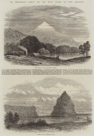 An Exploring Party on the West Coast of New Zealand by English School