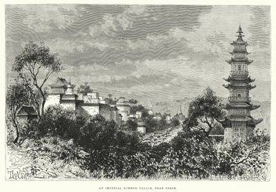 An Imperial Summer Palace, near Pekin by English School