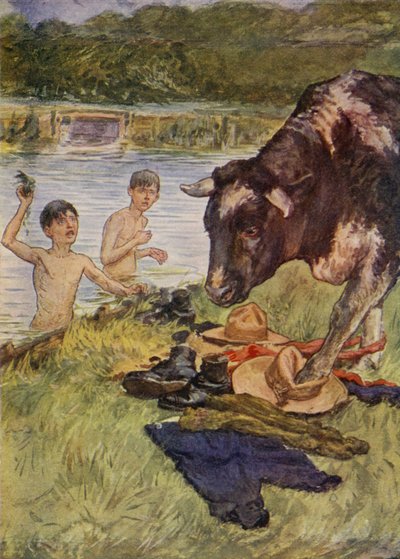 An Unforeseen Visitor by English School