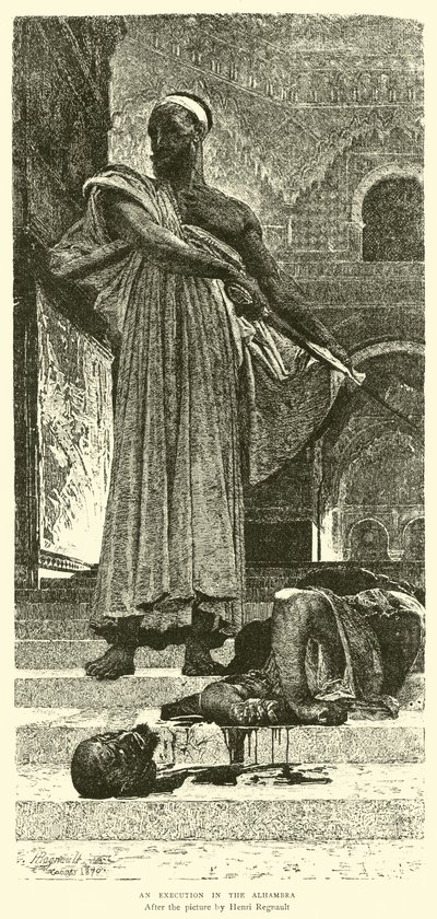 An Execution in the Alhambra by English School