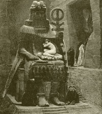 An Offering to Baal by English School