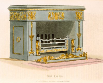 An Ornamental Air-stove by English School