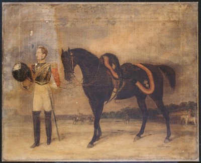 An unidentified officer, 2nd Regiment of Life Guards by English School