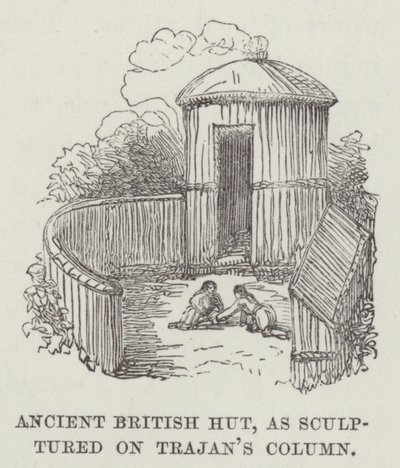 Ancient British hut, as sculptured on Trajan