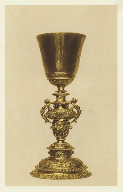 Ancient Gilded Chalice by English School