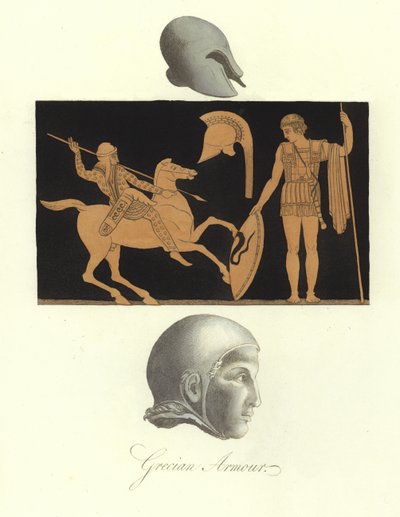 Ancient Greek Armour by English School