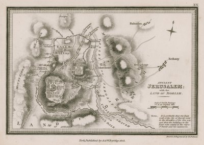 Ancient Jerusalem; with the Land of Moriah by English School
