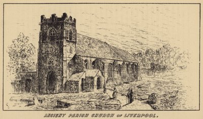 Ancient Parish Church of Liverpool by English School