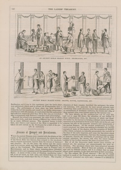 Ancient Roman Market Scenes by English School