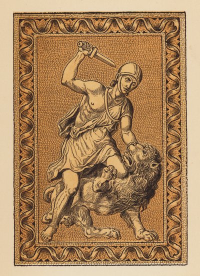 Ancient Rome: Fannius and the Lion by English School