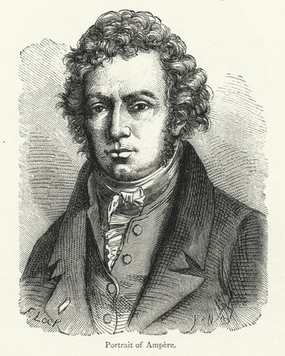 Andre-Marie Ampere, French Physicist and Pioneer in the Field of Electromagnetism by English School