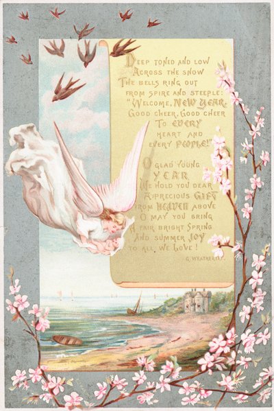 Angel with babe in arms by English School