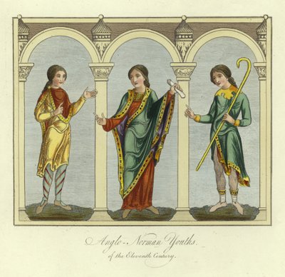 Anglo-Norman youths of the 11th Century by English School