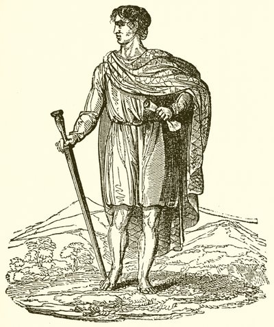 Anglo Saxon Man by English School