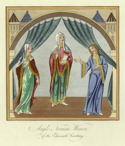 Anglo-Norman women of the 11th Century by English School