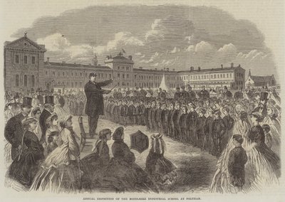 Annual Inspection of the Middlesex Industrial School at Feltham by English School