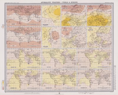 Anomalous Weather, World and Europe by English School