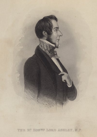 Anthony Ashley-Cooper, Lord Ashley, English Politician, Social Reformer and Philanthropist by English School