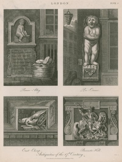 Antiquities of the 17th Century by English School