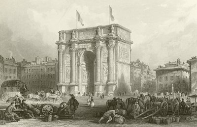 Arch of Triumph, Marseilles by English School