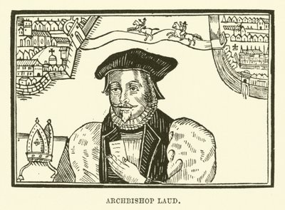 Archbishop Laud (engraving) by English School
