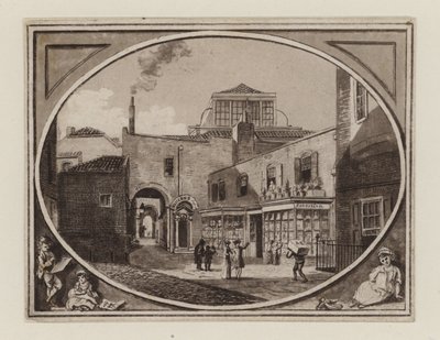Archibald Roberton Print Seller of Savill Row Passage, adjoining Squibs Auction Room, circa 1790 by English School