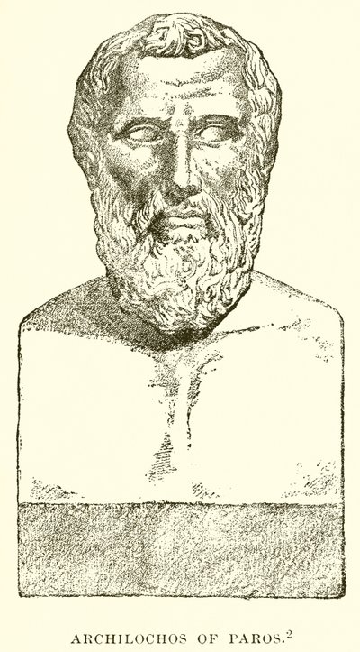 Archilochus of Paros by English School