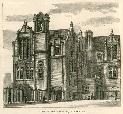 Architecture of the London School Board: Gideon Road School, Battersea, London by English School