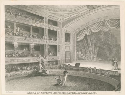 Arena of Astleys Amphitheatre, Surrey Road by English School