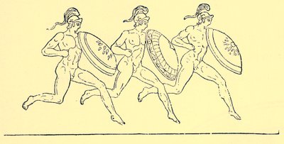 Armed Race, Illustration from History of Greece by English School