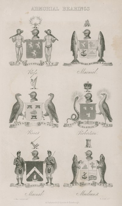 Armorial Bearings by English School