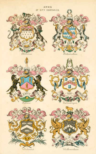 Arms of City Companies by English School