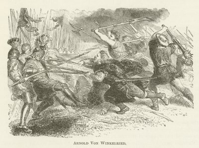 Arnold Von Winkelried by English School