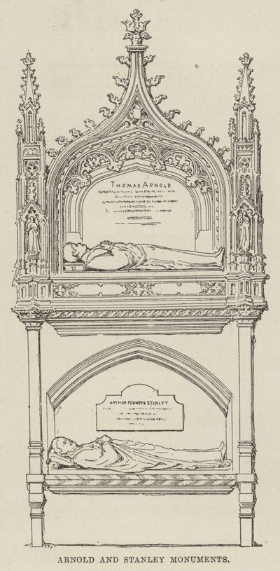 Arnold and Stanley Monuments by English School