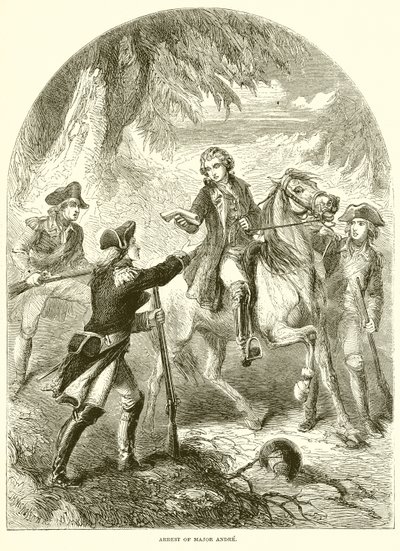 Arrest of Major Andre by English School